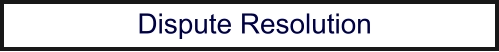Dispute Resolution