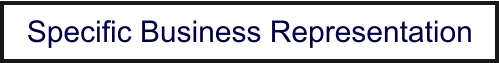 Specific Business Representation