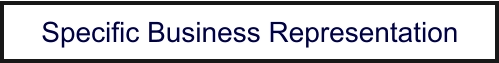 Specific Business Representation